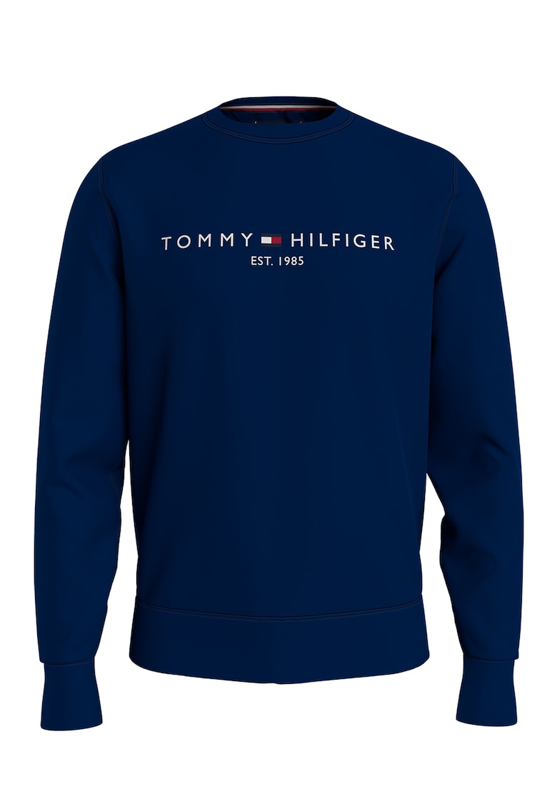 Суитшърт с органичен памук и лого Tommy Hilfiger