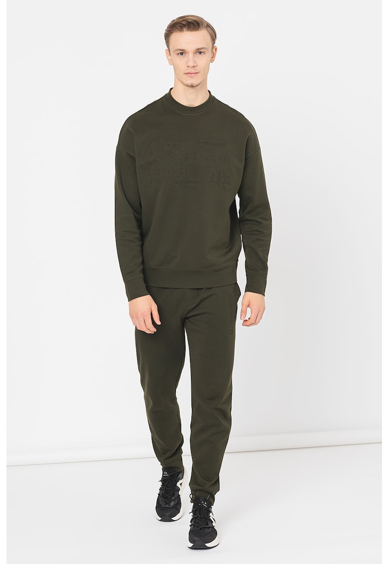 Суитшърт с релефно лого ARMANI EXCHANGE