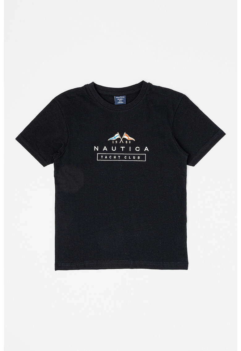 Тениска Hathaway с памук с бродирано лого Nautica