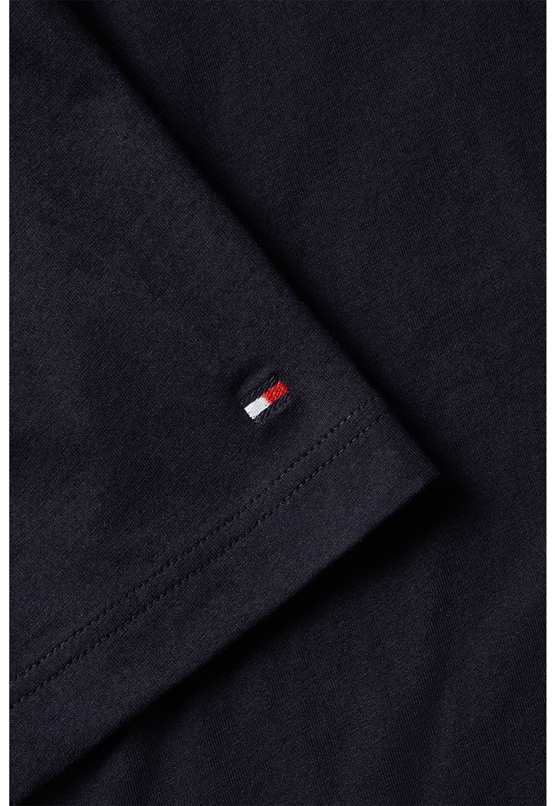 Тениска от органичен памук с лого и фотопринт Tommy Hilfiger
