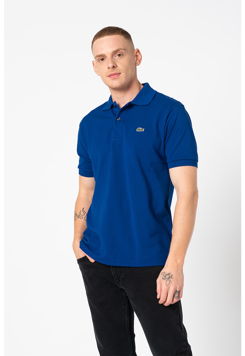 Тениска от памучно пике с яка Lacoste
