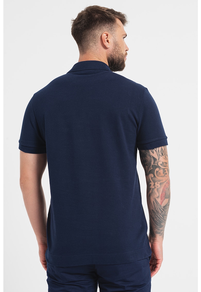 Тениска от пике с яка и бродирано лого Lacoste