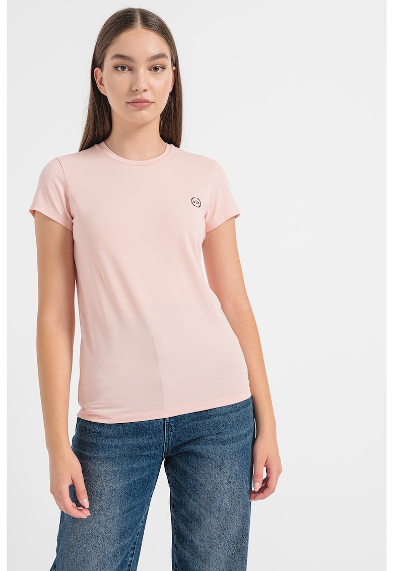 Тениска по тялото с лого ARMANI EXCHANGE
