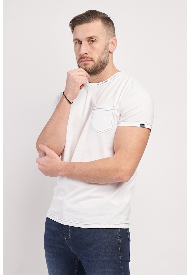 Тениска с контрастни шевове Lee Cooper
