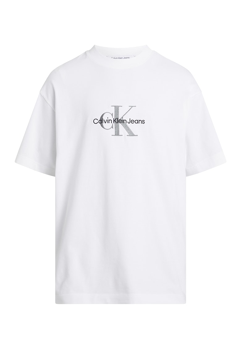 Уголемена тениска с лого CALVIN KLEIN JEANS
