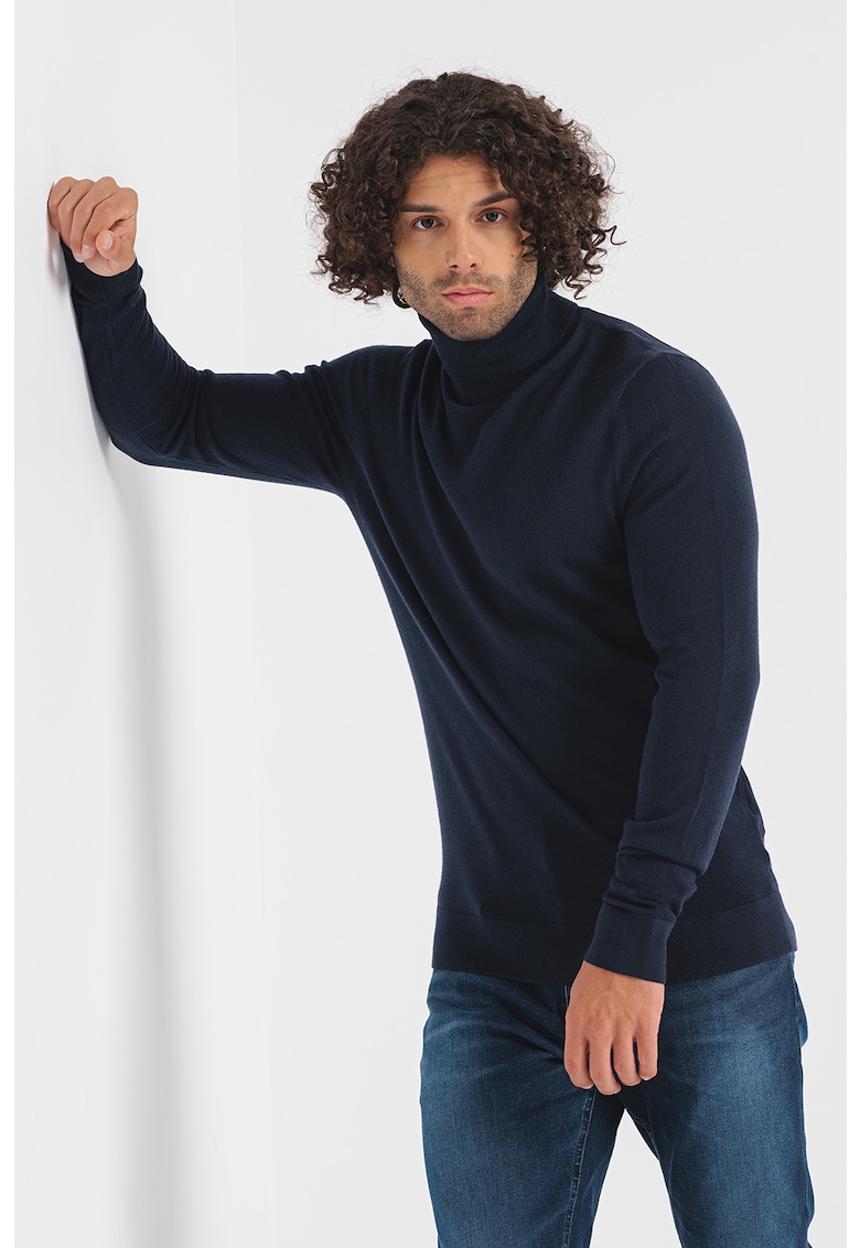 Фино плетено поло от мерино CALVIN KLEIN
