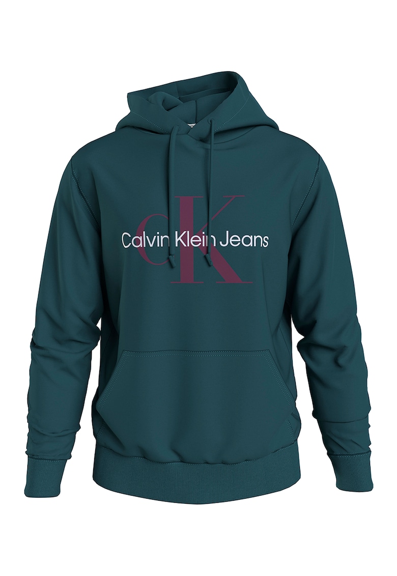 Худи от органичен памук с контрастно лого CALVIN KLEIN JEANS