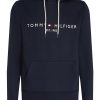 Худи с органичен памук и бродирано лого Tommy Hilfiger