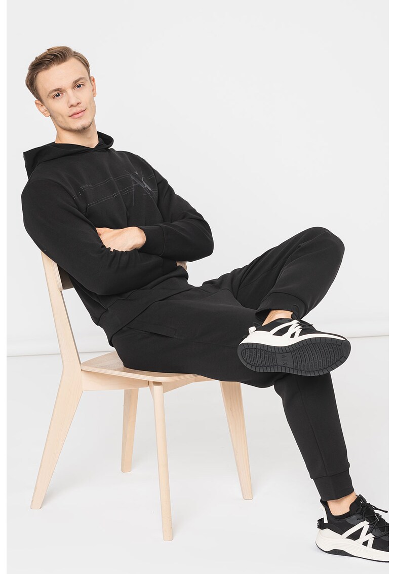 Худи с памук с лого ARMANI EXCHANGE