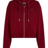 Худи с цип и паднали ръкави Tommy Hilfiger