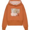 Худи с щампа и паднали ръкави CALVIN KLEIN