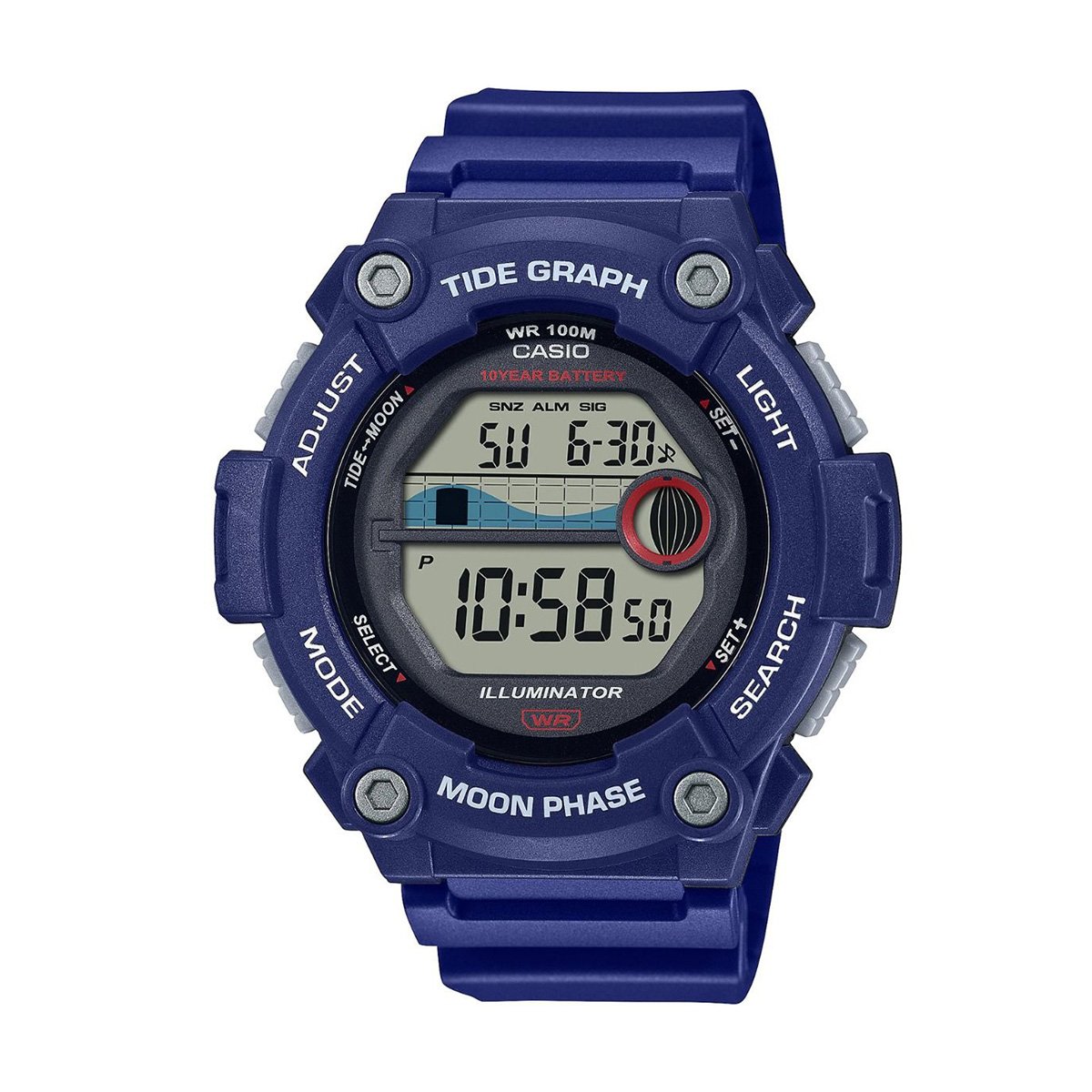 Оригинален Мъжки Часовник Casio WS-1300H-2AVEF