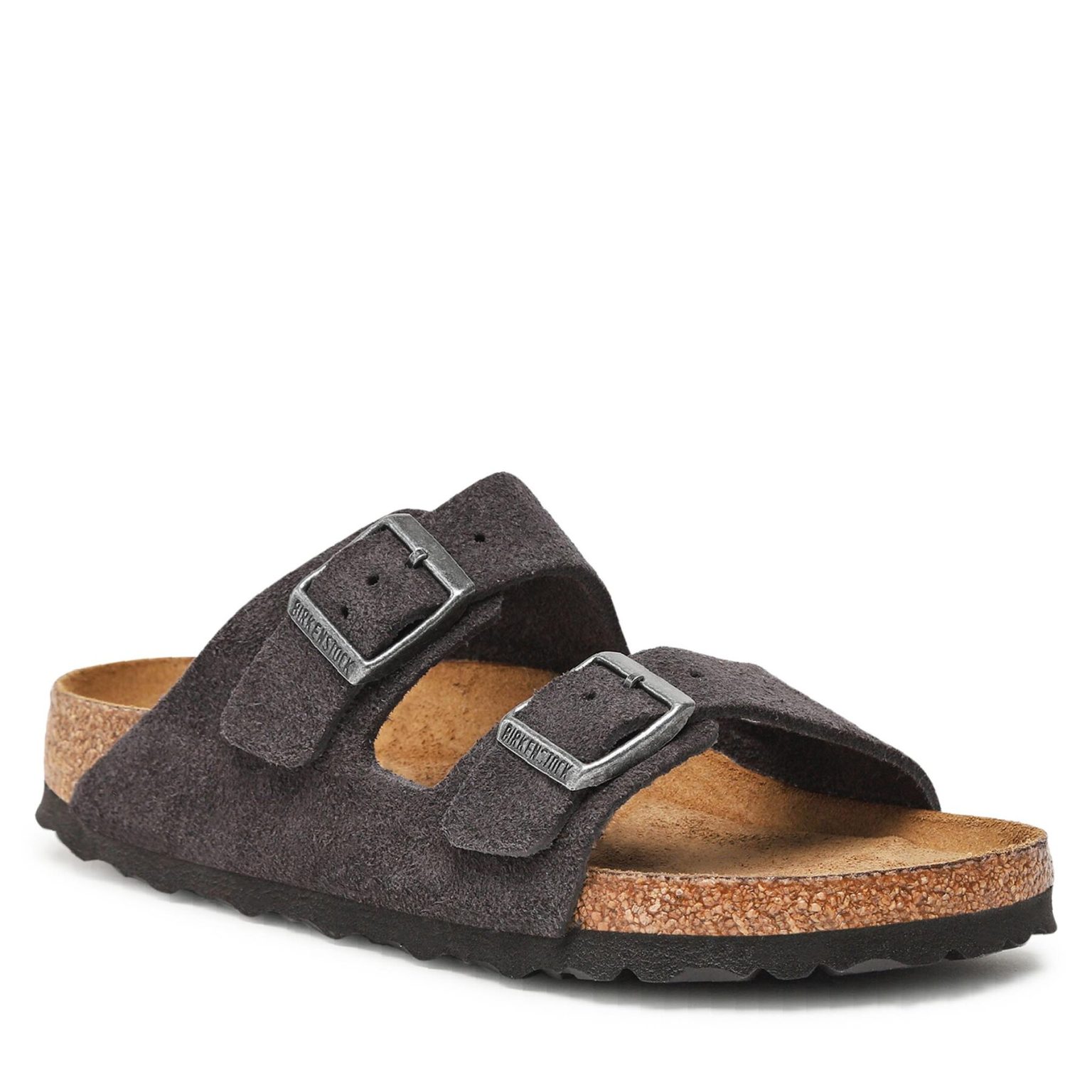 Чехли Birkenstock в Сив цвят