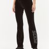 2005 Долнище анцуг Velour Черен Straight Fit за Жени цена