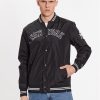 47 Brand Яке бомбър New York Yankees Wordmark 47 Drift Track Jacket Черен Regular Fit за Мъже цена