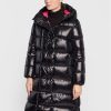 Add Пухено яке 6AW775 Черен Regular Fit за Жени цена