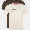 Alpha Industries Комплект 2 тишъртки Alpha Label T 2 118534 Цветен Regular Fit за Мъже цена