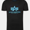 Alpha Industries Тишърт Basic 100501 Черен Regular Fit за Мъже цена