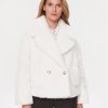 Boss Кожух Curmina 50503419 Бял Oversize за Жени цена