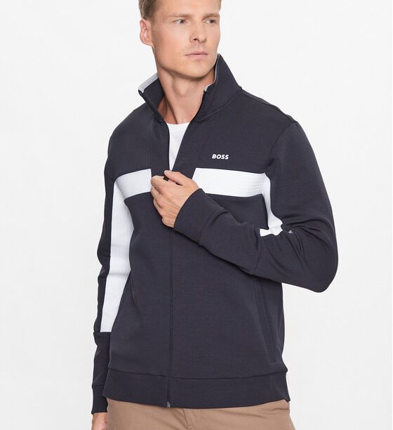 Boss Суитшърт 50493470 Тъмносин Regular Fit за Мъже цена