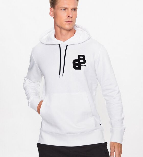Boss Суитшърт 50499925 Бял Regular Fit за Мъже цена