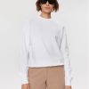 Boss Суитшърт Ecaisa3 50503008 Бял Regular Fit за Жени цена