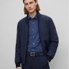 Boss Яке бомбър P-Cordovan 50493682 Тъмносин Regular Fit за Мъже цена
