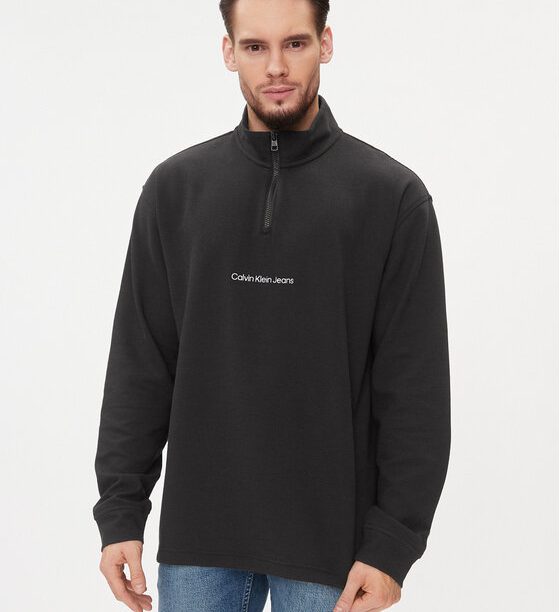 Calvin Klein Jeans Суитшърт Instit J30J323493 Черен Regular Fit за Мъже цена