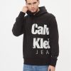 Calvin Klein Jeans Суитшърт J30J324108 Черен Regular Fit за Мъже цена