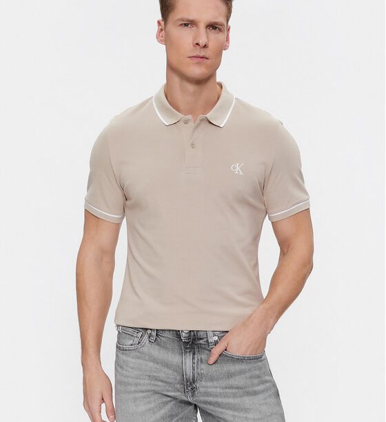 Тениска с яка и копчета Calvin Klein Jeans за Мъже