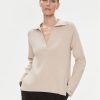 Calvin Klein Пуловер Essential K20K206019 Бежов Relaxed Fit за Жени цена