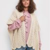 Cream Кардиган CRBlomma 10611069 Бежов Oversize за Жени цена