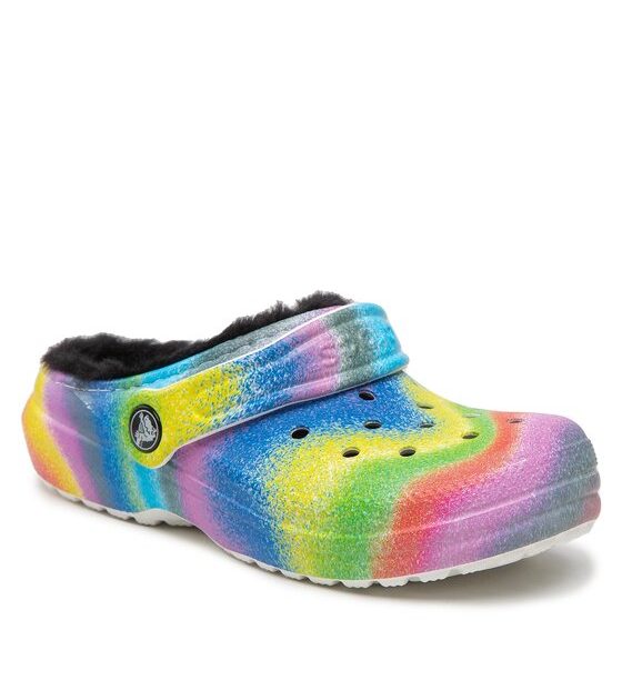 Crocs Чехли Classic Lined Spray Dye Clog K 208081 Цветен за Жени цена