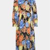 Culture Лятна рокля Cuvirna 50109701 Жълт Feminine Fit за Жени цена