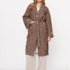 Custommade Вълнено палто Halina 999511879 Кафяв Oversize за Жени цена