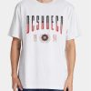 DC Тишърт Dropout Tees ADYZT05304 Бял Regular Fit за Мъже цена