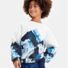 Desigual Суитшърт 23WBSK06 Бял Regular Fit за Момчета цена