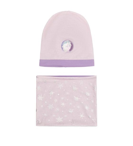 Frozen Комплект шапка и шал тип комин ACCCS-AW23-36DFR Виолетов цвят на ниска цена