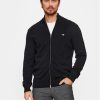 Gant Кардиган Casual Cotton Zip 8030164 Черен Regular Fit цвят на ниска цена