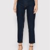 Guess Дънки W2YA21 D4NH4 Тъмносин Tapered Leg за Жени цена