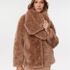 Guess Кожено палто W3BL76 WEYQ0 Кафяв Regular Fit за Жени цена
