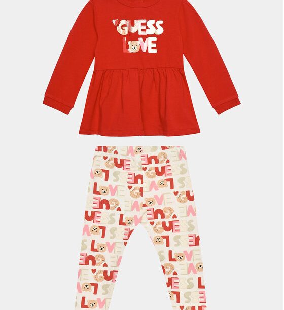Guess Комплект блуза и клин A3BG03 J1311 Червен Regular Fit за Момичета цена