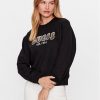 Guess Суитшърт W3YQ13 K8802 Черен Relaxed Fit за Жени цена