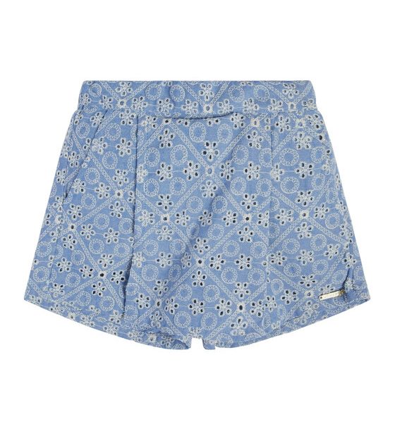 Guess Шорти от плат J3RD20 WF6Q0 Син Loose Fit за Момичета цена