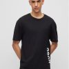 Hugo Тишърт 50493727 Черен Relaxed Fit за Мъже цена