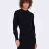 JDY Плетена рокля 15271590 Черен Regular Fit за Жени цена