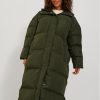 JJXX Пухено яке 12236531 Зелен Regular Fit за Жени цена