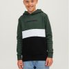 Jack&Jones Junior Суитшърт 12237402 Зелен Regular Fit за Момчета цена