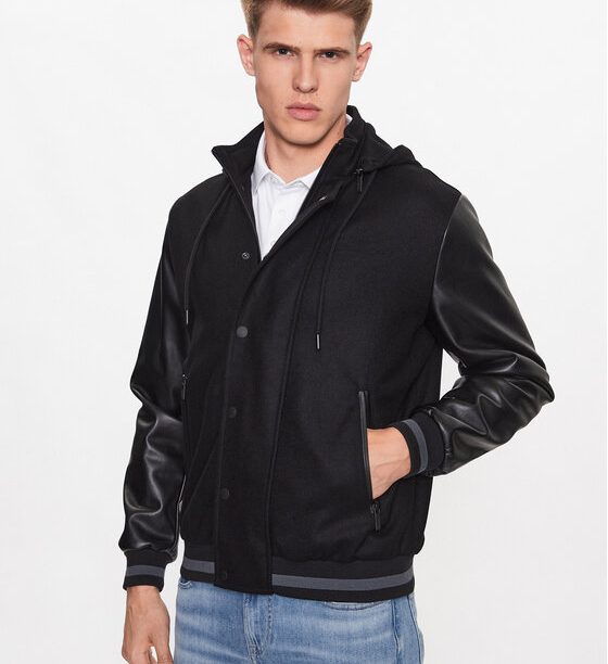 KARL LAGERFELD Преходно яке 505083 533799 Черен Regular Fit за Мъже цена