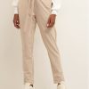 Kaffe Текстилни панталони Jillian 10501516 Сив Regular Fit за Жени цена